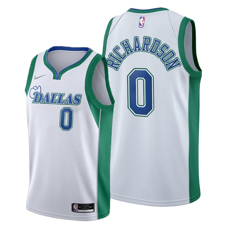 Dallas Mavericks #0 Josh Richardson Youth 2021-22 City Edition White NBA Jersey