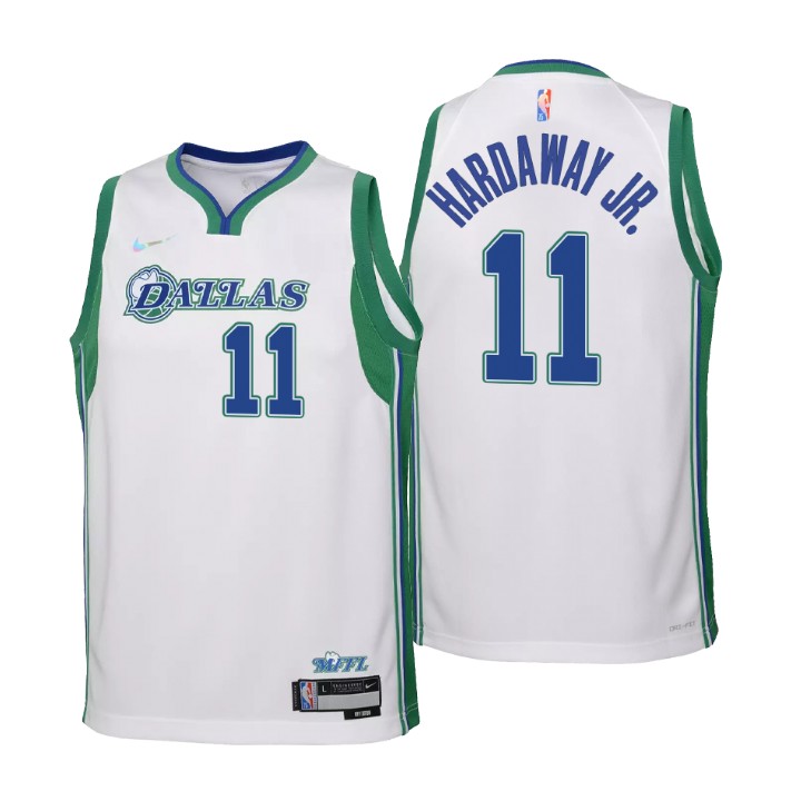 Dallas Maverickss #11 Tim Hardaway Jr. Youth Nike White 2021/22 Swingman Jersey - City Edition