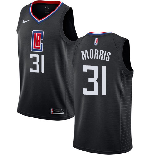 Nike Clippers #31 Marcus Morris Black Youth NBA Swingman Statement Edition Jersey