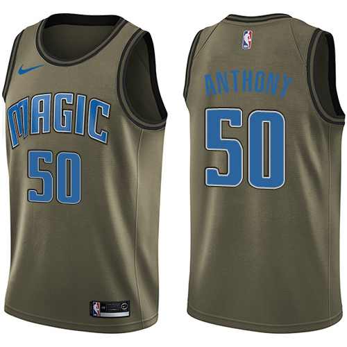 Nike Magic #50 Cole Anthony Green Salute to Service Youth NBA Swingman Jersey