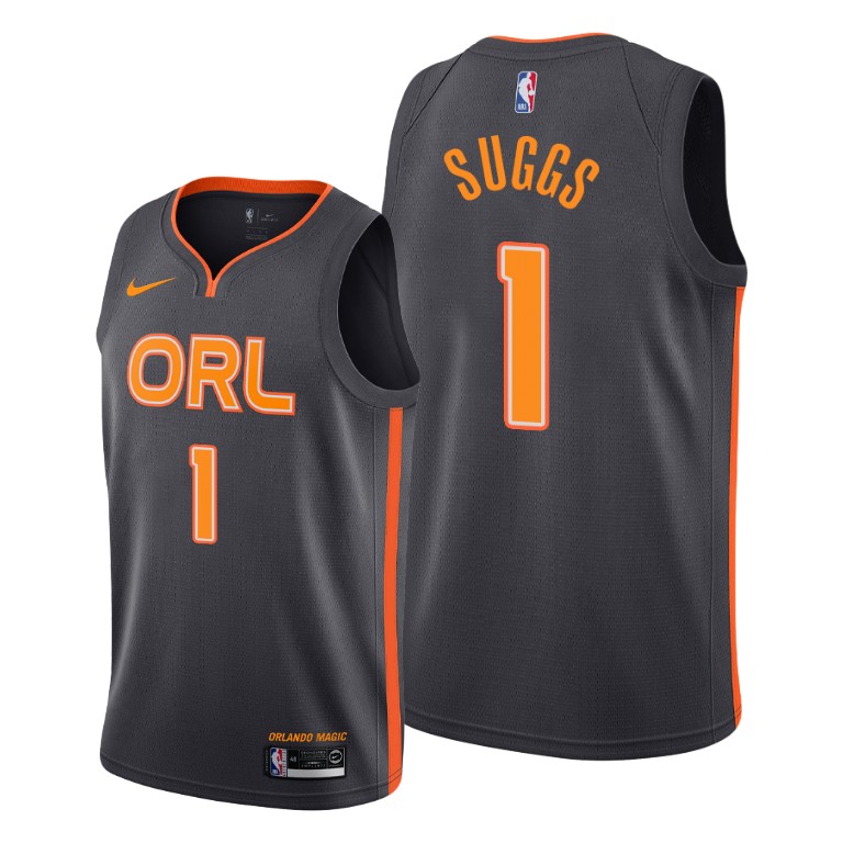 Orlando Magic #1 Jalen Suggs Black Youth 2019-20 Black City Edition NBA Jersey