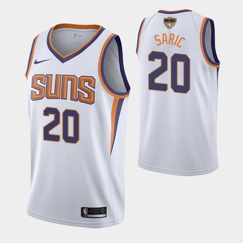 Nike Suns #20 Dario Saric Youth 2021 NBA Finals Bound Swingman Association Edition Jersey White