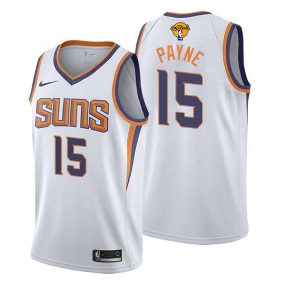 Nike Suns #15 Cameron Payne Youth 2021 NBA Finals Bound Swingman Association Edition Jersey White