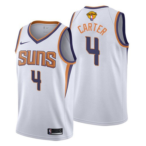 Nike Suns #4 Jevon Carter Youth 2021 NBA Finals Bound Swingman Association Edition Jersey White