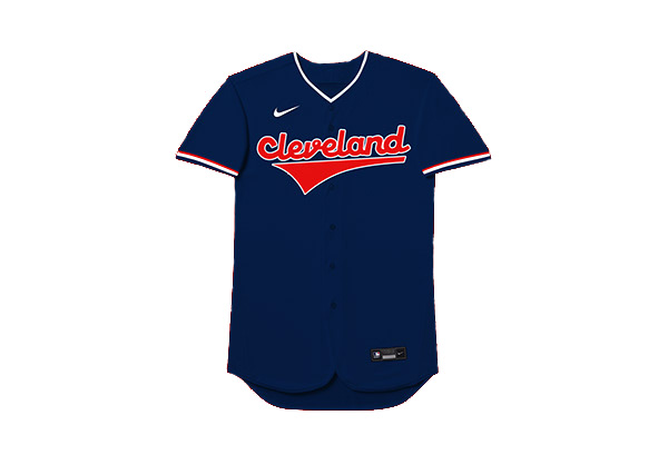 Cleveland Guardians Youth Nike Navy Alternate 2021 Authentic Team MLB Jersey
