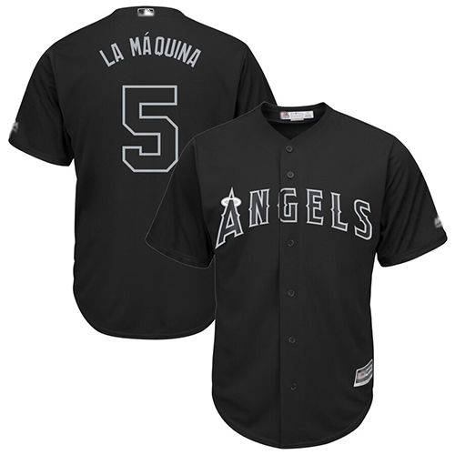 Angels of Anaheim #5 Albert Pujols Black 