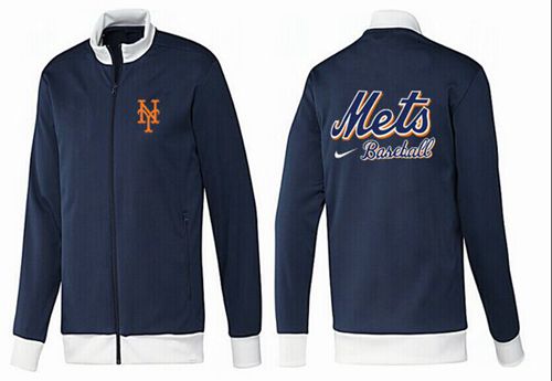 MLB New York Mets Zip Jacket Dark Blue