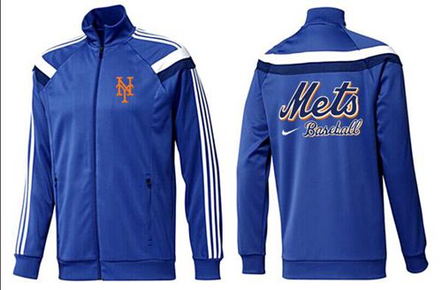 MLB New York Mets Zip Jacket Blue_2