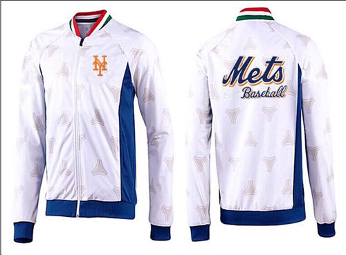 MLB New York Mets Zip Jacket White_3