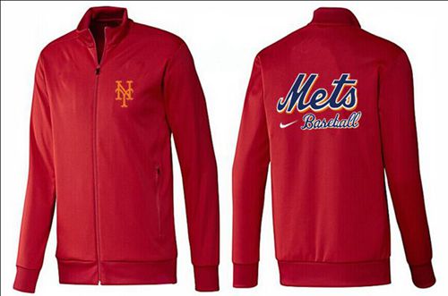 MLB New York Mets Zip Jacket Red