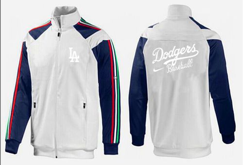 MLB Los Angeles Dodgers Zip Jacket White_1