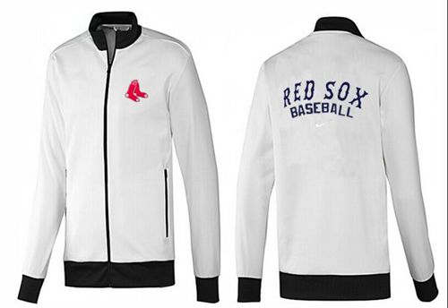MLB Boston Red Sox Zip Jacket White