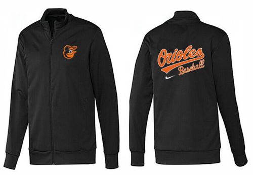 MLB Baltimore Orioles Zip Jacket Black_1
