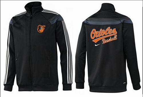 MLB Baltimore Orioles Zip Jacket Black_2
