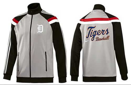 MLB Detroit Tigers Zip Jacket Grey