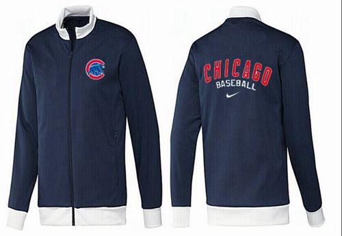 MLB Chicago Cubs Zip Jacket Dark Blue_1