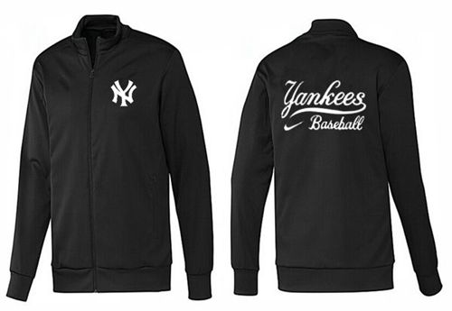 MLB New York Yankees Zip Jacket Black_1