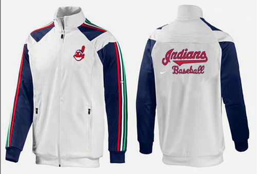 MLB Cleveland Guardians Zip Jacket White_1