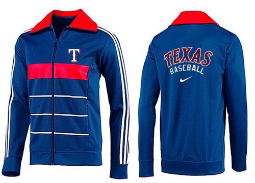 MLB Texas Rangers Zip Jacket Blue_5