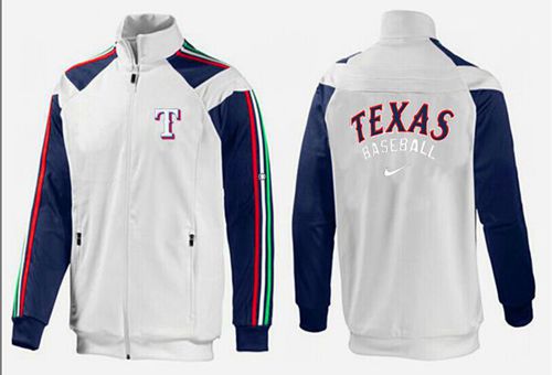 MLB Texas Rangers Zip Jacket White_2