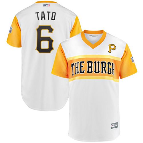 Pirates #6 Starling Marte White 