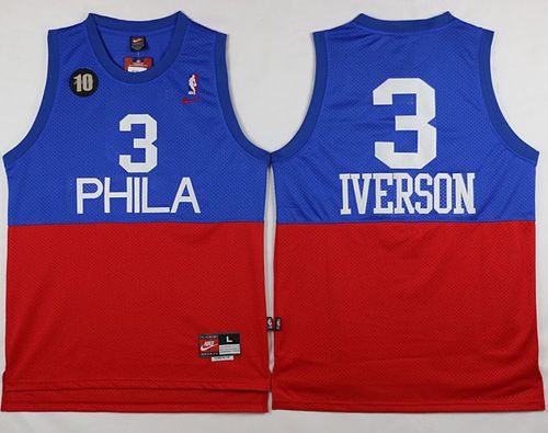 allen iverson half and half jersey