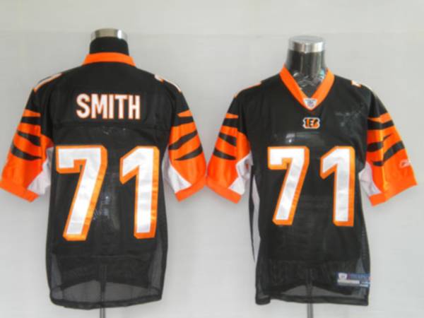 Bengals #71 Andre Smith Black Stitched NFL Jersey