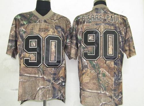 Giants #90 Jason Pierre-Paul Camouflage Realtree Collection Stitched NFL Jersey