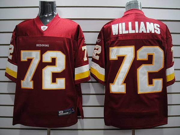 Washington Commanders #72 Doug Williams Stitched Red NFL Jersey
