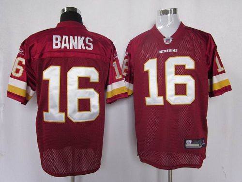 Washington Commanders #16 Brandon Banks Red Stitched NFL Jersey
