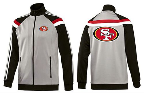 NFL San Francisco 49ers Team Logo Jacket Grey