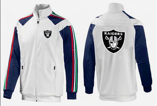 NFL Las Vegas Raiders Team Logo Jacket White_4