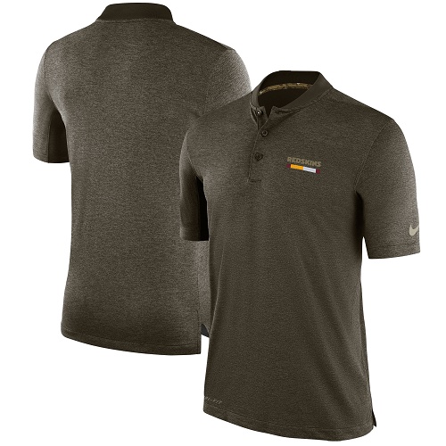 Men's Washington Commanders Nike Olive Salute to Service Sideline Polo T-Shirt